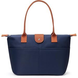 Women Dark Blue Imported Casual Nylon Waterproof Lightweight Hobo Handbag